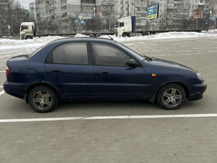 Синий Дэу Ланос, объемом двигателя 1.5 л и пробегом 270 тыс. км за 1850 $, фото 1 на Automoto.ua