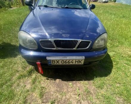 Синий Дэу Ланос, объемом двигателя 1.5 л и пробегом 377 тыс. км за 1700 $, фото 1 на Automoto.ua