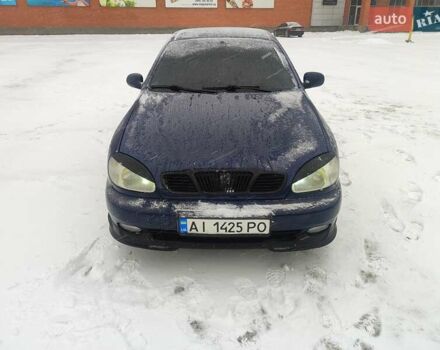 Синий Дэу Ланос, объемом двигателя 1.5 л и пробегом 447 тыс. км за 2200 $, фото 1 на Automoto.ua