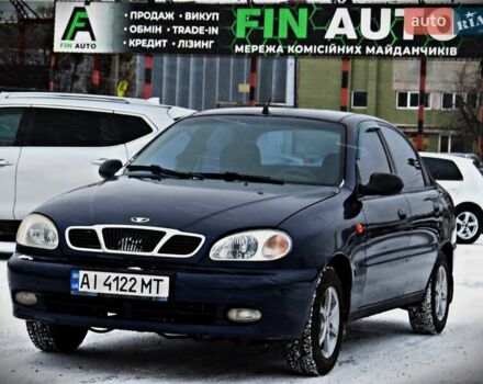 Синий Дэу Ланос, объемом двигателя 1.5 л и пробегом 211 тыс. км за 2700 $, фото 1 на Automoto.ua