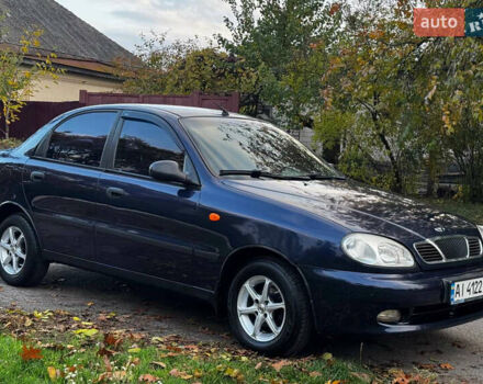 Синий Дэу Ланос, объемом двигателя 1.45 л и пробегом 211 тыс. км за 2600 $, фото 1 на Automoto.ua