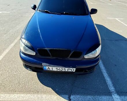 Синий Дэу Ланос, объемом двигателя 1.5 л и пробегом 447 тыс. км за 2100 $, фото 1 на Automoto.ua