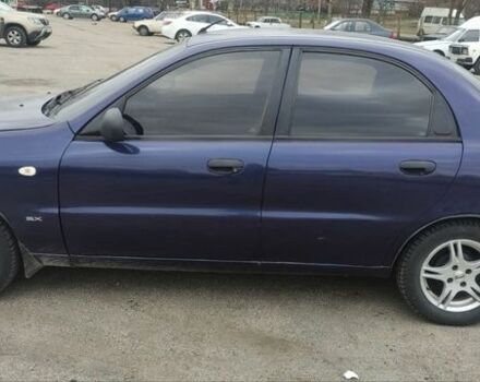 Синий Дэу Ланос, объемом двигателя 1.6 л и пробегом 241 тыс. км за 2850 $, фото 1 на Automoto.ua