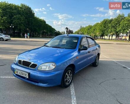 Синий Дэу Ланос, объемом двигателя 1.39 л и пробегом 161 тыс. км за 2299 $, фото 1 на Automoto.ua