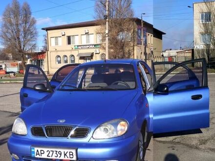 Синий Дэу Ланос, объемом двигателя 1.5 л и пробегом 162 тыс. км за 2100 $, фото 1 на Automoto.ua