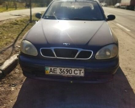 Синий Дэу Ланос, объемом двигателя 1.5 л и пробегом 123 тыс. км за 2100 $, фото 1 на Automoto.ua