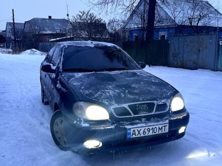 Деу Ланос 2007 у Мерефа на Automoto.ua Синій Деу Ланос, об'ємом двигуна 1.3 л та пробігом 350 тис. км за 2000 $, фото 1 на Automoto.ua