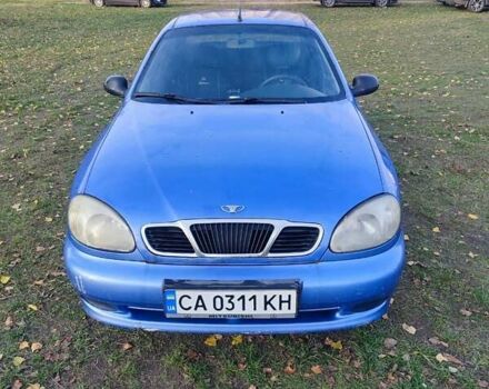 Синій Деу Ланос, об'ємом двигуна 1.5 л та пробігом 188 тис. км за 2000 $, фото 1 на Automoto.ua