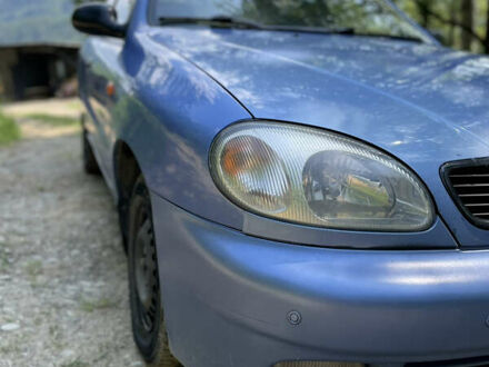 Синий Дэу Ланос, объемом двигателя 1.5 л и пробегом 213 тыс. км за 2000 $, фото 1 на Automoto.ua