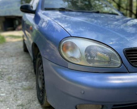 Синий Дэу Ланос, объемом двигателя 1.5 л и пробегом 213 тыс. км за 2000 $, фото 1 на Automoto.ua