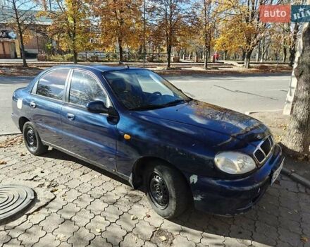 Синій Деу Ланос, об'ємом двигуна 1.5 л та пробігом 300 тис. км за 1300 $, фото 1 на Automoto.ua