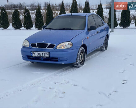 Синий Дэу Ланос, объемом двигателя 1.5 л и пробегом 230 тыс. км за 1750 $, фото 1 на Automoto.ua