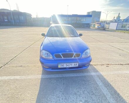 Синій Деу Ланос, об'ємом двигуна 1.4 л та пробігом 320 тис. км за 1300 $, фото 1 на Automoto.ua