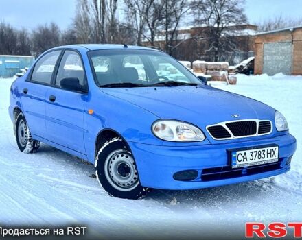 Синий Дэу Ланос, объемом двигателя 1.5 л и пробегом 12 тыс. км за 2999 $, фото 1 на Automoto.ua