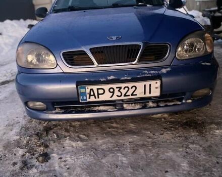 Синий Дэу Ланос, объемом двигателя 1.5 л и пробегом 215 тыс. км за 2299 $, фото 1 на Automoto.ua