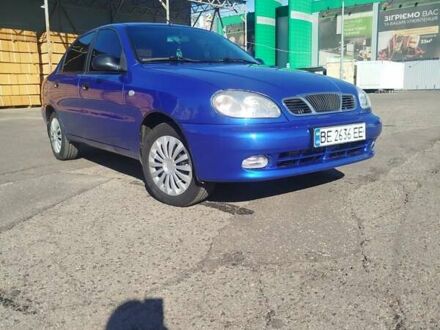 Синий Дэу Ланос, объемом двигателя 1.5 л и пробегом 270 тыс. км за 2700 $, фото 1 на Automoto.ua