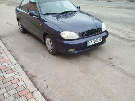 Синий Дэу Ланос, объемом двигателя 1.5 л и пробегом 295 тыс. км за 2400 $, фото 1 на Automoto.ua