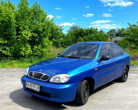 Синий Дэу Ланос, объемом двигателя 1.4 л и пробегом 206 тыс. км за 2100 $, фото 1 на Automoto.ua