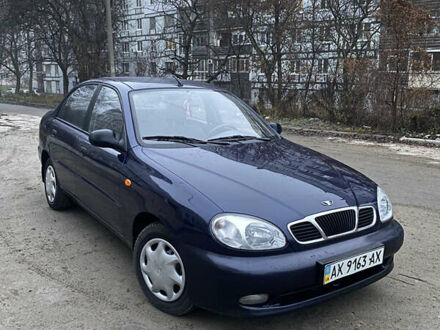 Синий Дэу Ланос, объемом двигателя 1.5 л и пробегом 76 тыс. км за 2850 $, фото 1 на Automoto.ua