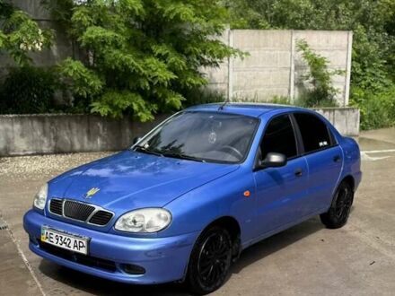 Синий Дэу Ланос, объемом двигателя 1.5 л и пробегом 250 тыс. км за 3600 $, фото 1 на Automoto.ua