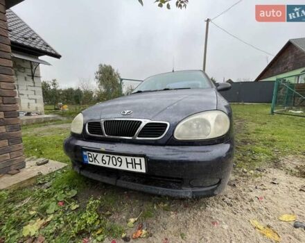 Синий Дэу Ланос, объемом двигателя 1.5 л и пробегом 267 тыс. км за 1500 $, фото 1 на Automoto.ua
