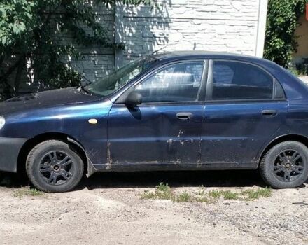 Синій Деу Ланос, об'ємом двигуна 1.5 л та пробігом 200 тис. км за 900 $, фото 1 на Automoto.ua