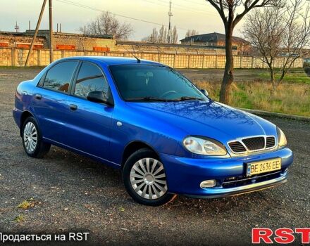 Синий Дэу Ланос, объемом двигателя 1.5 л и пробегом 250 тыс. км за 2900 $, фото 1 на Automoto.ua