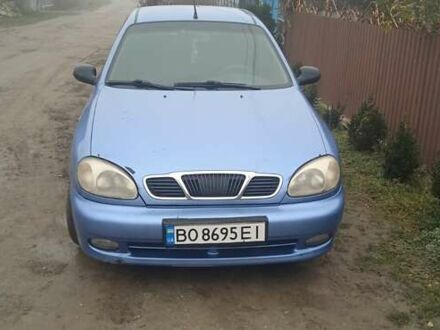 Синий Дэу Ланос, объемом двигателя 1.5 л и пробегом 157 тыс. км за 1550 $, фото 1 на Automoto.ua