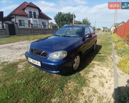 Синій Деу Ланос, об'ємом двигуна 1.5 л та пробігом 220 тис. км за 1380 $, фото 1 на Automoto.ua