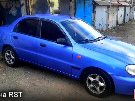 Синий Дэу Ланос, объемом двигателя 1.5 л и пробегом 212 тыс. км за 2600 $, фото 1 на Automoto.ua