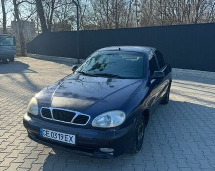 Синий Дэу Ланос, объемом двигателя 1.35 л и пробегом 64 тыс. км за 1700 $, фото 1 на Automoto.ua