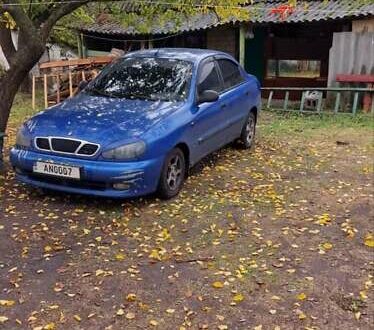 Синій Деу Ланос, об'ємом двигуна 1.5 л та пробігом 308 тис. км за 3900 $, фото 1 на Automoto.ua