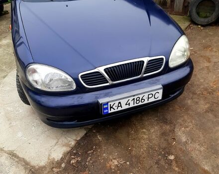 Синий Дэу Ланос, объемом двигателя 1.5 л и пробегом 220 тыс. км за 2000 $, фото 1 на Automoto.ua