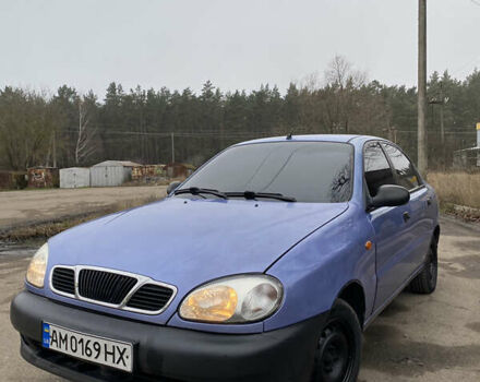 Синий Дэу Ланос, объемом двигателя 1.5 л и пробегом 311 тыс. км за 950 $, фото 1 на Automoto.ua