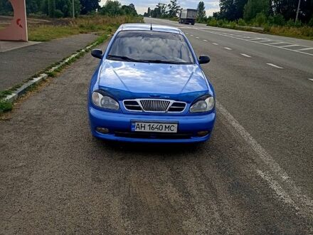 Синий Дэу Ланос, объемом двигателя 1.5 л и пробегом 149 тыс. км за 2900 $, фото 1 на Automoto.ua