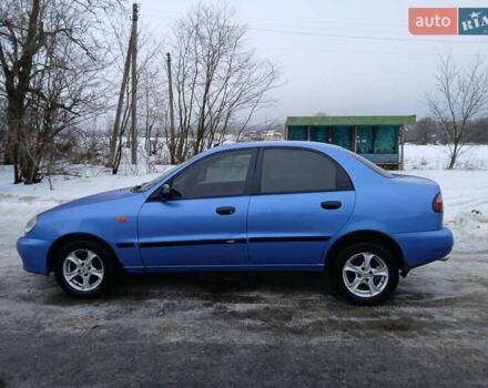 Синий Дэу Ланос, объемом двигателя 1.5 л и пробегом 225 тыс. км за 2000 $, фото 1 на Automoto.ua