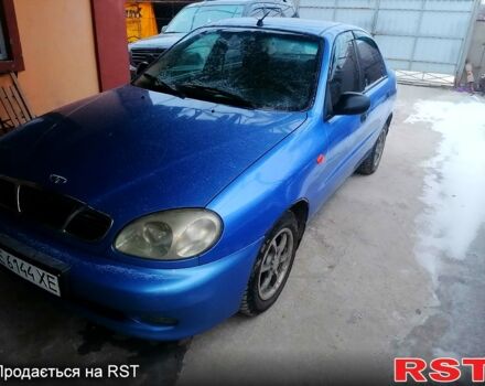 Синий Дэу Ланос, объемом двигателя 1.5 л и пробегом 0 тыс. км за 2500 $, фото 1 на Automoto.ua
