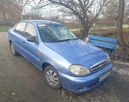 Синий Дэу Ланос, объемом двигателя 1.4 л и пробегом 223 тыс. км за 1066 $, фото 1 на Automoto.ua