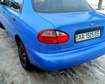 Синий Дэу Ланос, объемом двигателя 1.5 л и пробегом 1340 тыс. км за 1900 $, фото 1 на Automoto.ua