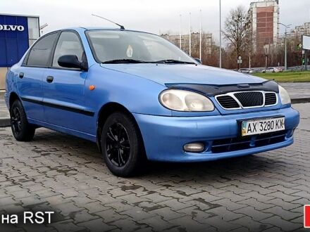 Синий Дэу Ланос, объемом двигателя 1.4 л и пробегом 170 тыс. км за 1500 $, фото 1 на Automoto.ua