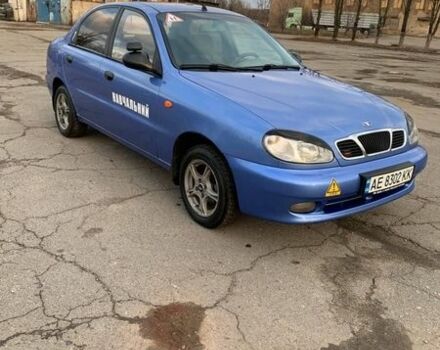 Синий Дэу Ланос, объемом двигателя 1.5 л и пробегом 285 тыс. км за 2999 $, фото 1 на Automoto.ua