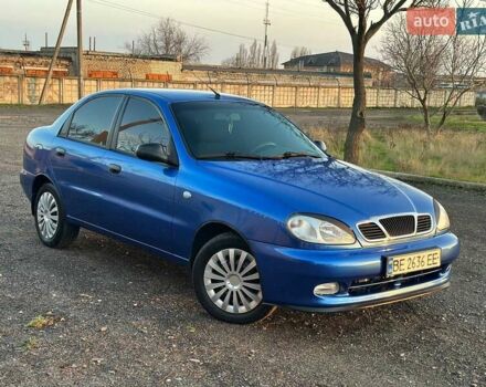 Синий Дэу Ланос, объемом двигателя 1.5 л и пробегом 270 тыс. км за 2800 $, фото 1 на Automoto.ua
