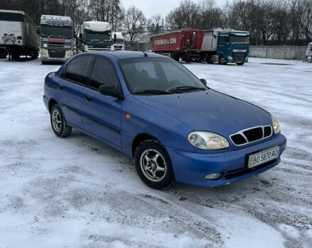 Синий Дэу Ланос, объемом двигателя 1.4 л и пробегом 91 тыс. км за 1650 $, фото 1 на Automoto.ua