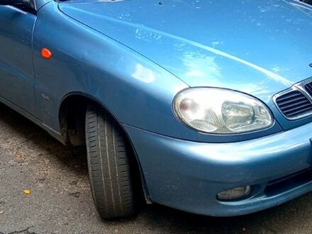 Синий Дэу Ланос, объемом двигателя 1.5 л и пробегом 134 тыс. км за 2850 $, фото 1 на Automoto.ua