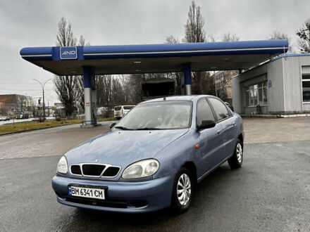 Синий Дэу Ланос, объемом двигателя 1.5 л и пробегом 200 тыс. км за 2300 $, фото 1 на Automoto.ua