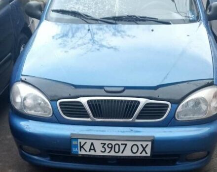 Синий Дэу Ланос, объемом двигателя 1.5 л и пробегом 147 тыс. км за 2500 $, фото 1 на Automoto.ua
