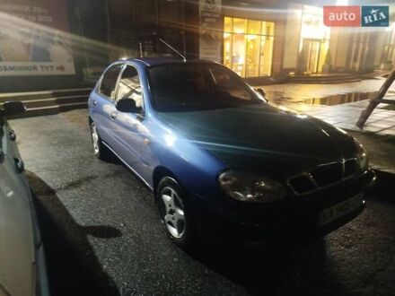 Синий Дэу Ланос, объемом двигателя 1.5 л и пробегом 230 тыс. км за 2150 $, фото 1 на Automoto.ua