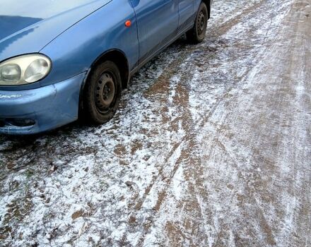 Синий Дэу Ланос, объемом двигателя 1.5 л и пробегом 120 тыс. км за 2400 $, фото 1 на Automoto.ua