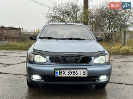 Синий Дэу Ланос, объемом двигателя 1.5 л и пробегом 165 тыс. км за 2600 $, фото 1 на Automoto.ua