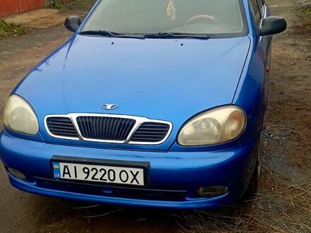 Синій Деу Ланос, об'ємом двигуна 1.4 л та пробігом 180 тис. км за 2950 $, фото 1 на Automoto.ua